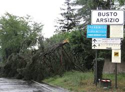 La tempesta a Busto (inserita in galleria)