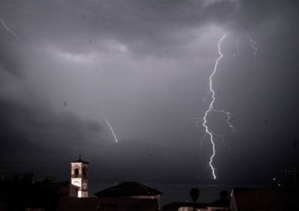 Temporale sul Lago Maggiore (inserita in galleria)