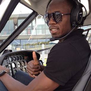 Usain Bolt sulle alpi (inserita in galleria)