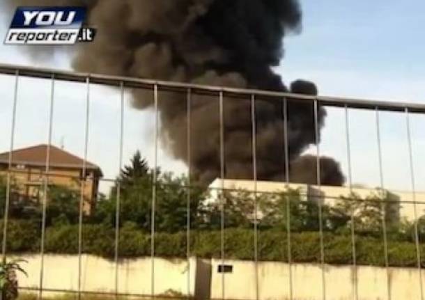 Incendio a Monza