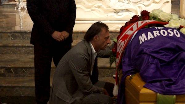 L'addio a Peo Maroso (inserita in galleria)