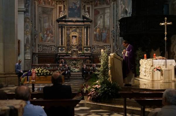 L'ultimo addio a Peo Maroso (inserita in galleria)