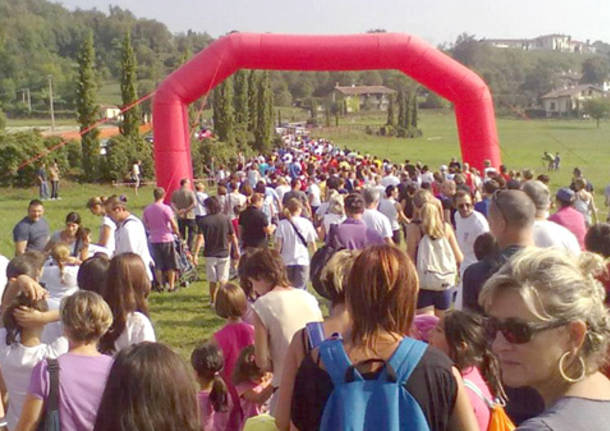 partenza podistica adiuvare diabetici varese 2012