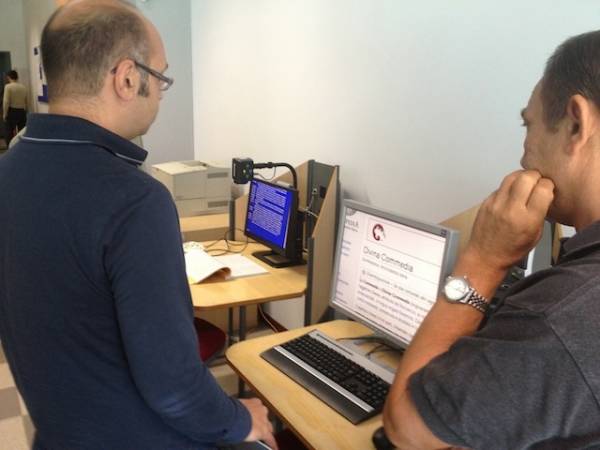 Postazioni per ipovedenti all'Università (inserita in galleria)