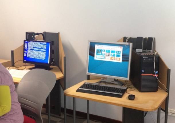 Postazioni per ipovedenti all'Università (inserita in galleria)