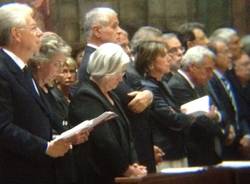 prima fila funerali cardinal martini (per gallerie fotografiche)