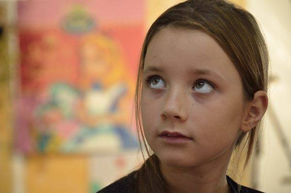 Bimbi in fiera con Alice (inserita in galleria)