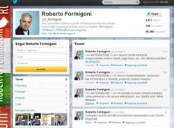 Formigoni e Twitter (inserita in galleria)