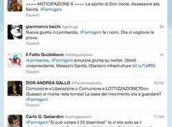 Formigoni insultato su Twitter (inserita in galleria)