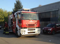 Incendio in una ditta di San Macario (inserita in galleria)