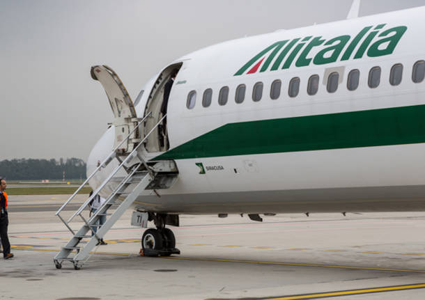 L'ultimo volo dell'MD82 di Alitalia (inserita in galleria)