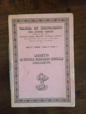 Libretti di risparmio (inserita in galleria)