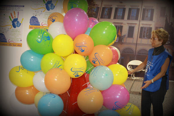 Noemi Cantele ed Elia Luini in fiera (inserita in galleria)