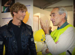 Noemi Cantele ed Elia Luini in fiera (inserita in galleria)