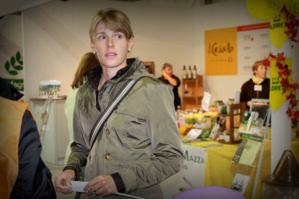 Noemi Cantele ed Elia Luini in fiera (inserita in galleria)