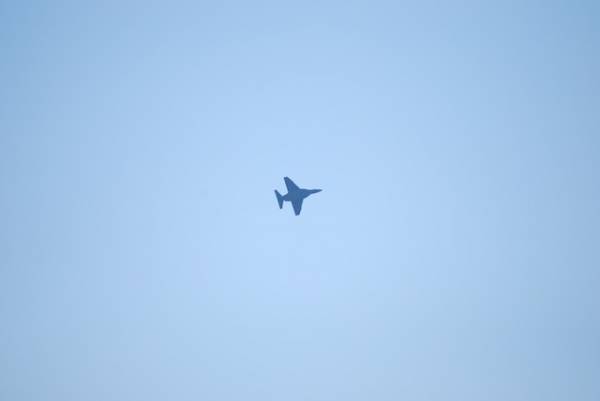 Un aereo Aermacchi sui cieli di Varese (inserita in galleria)