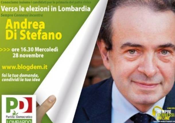 Andrea di Stefano in diretta su BlogDem