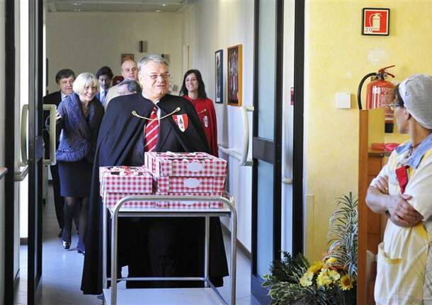 Santo Patrono, visita case di riposo 2012
