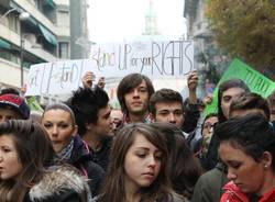 I volti della manifestazione di Busto (inserita in galleria)