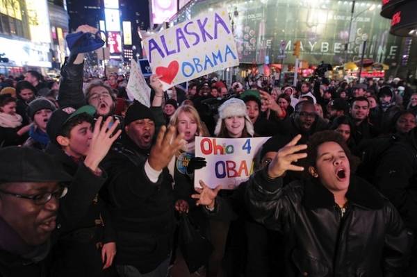L'America gioisce per Obama (inserita in galleria)