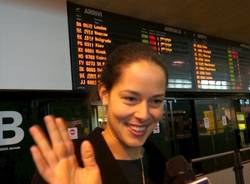 La bella Ana a Malpensa (inserita in galleria)