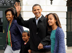 La famiglia Obama (inserita in galleria)