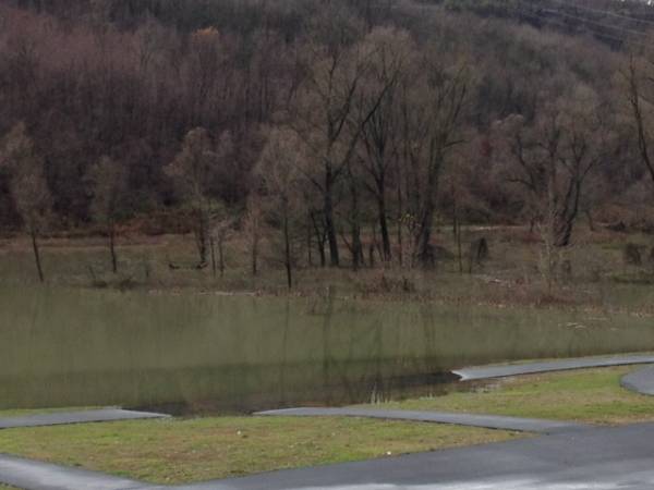 La piena alla diga di Gurone (inserita in galleria)