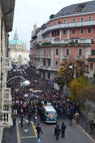 Lo sciopero studentesco "dall'alto" (inserita in galleria)
