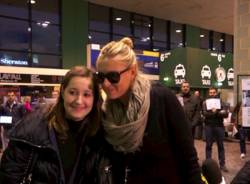 Maria Sharapova a Malpensa (inserita in galleria)