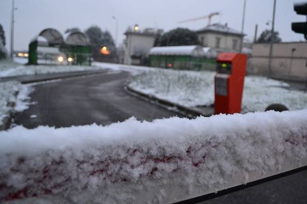 Busto sotto la neve (inserita in galleria)