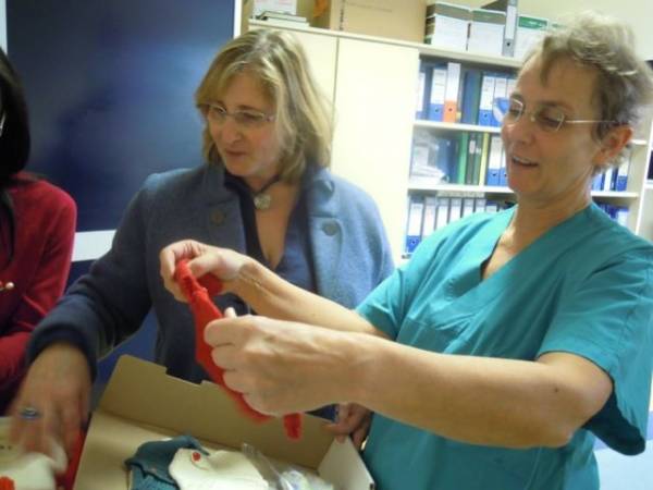 Cuore di maglia rosso amore (inserita in galleria)