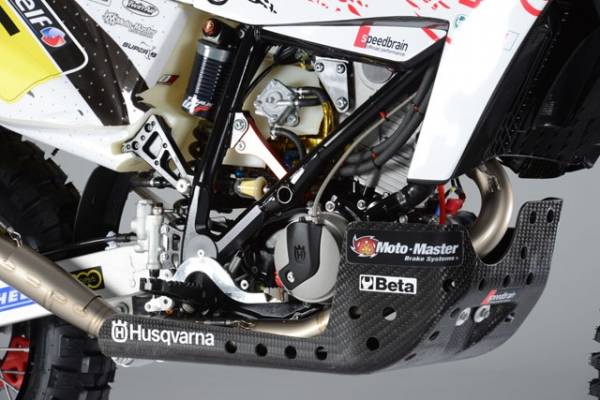 Dakar 2013: i particolari della Husqvarna TE449RR (inserita in galleria)
