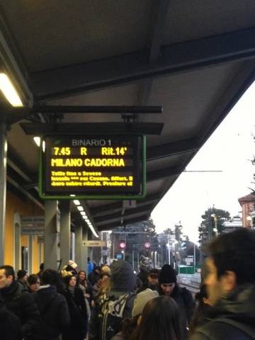 I ritardi di #trenord raccontati da Twitter (inserita in galleria)