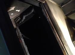 Incendio alla profumeria Boldetti e Campi (inserita in galleria)