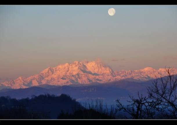 L’alba di questa mattina a Buguggiate