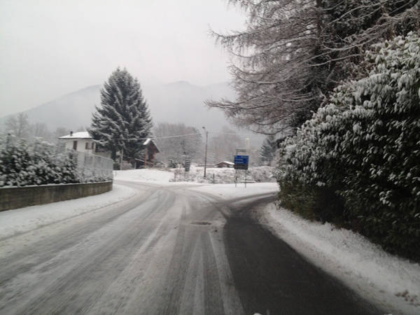 La neve in Valcuvia (inserita in galleria)