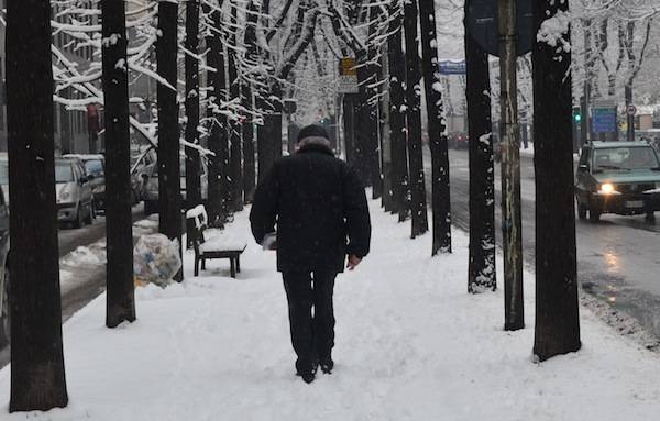 Pedoni VS Neve (inserita in galleria)