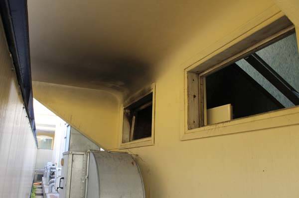 L'incendio all'ospedale di Busto (inserita in galleria)