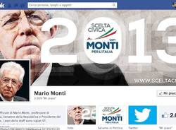 Monti sale su Facebook (inserita in galleria)