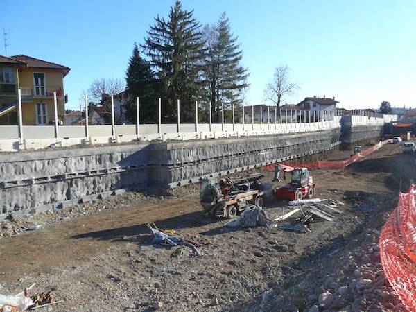 Arcisate-Stabio, la zona della stazione di Induno (inserita in galleria)
