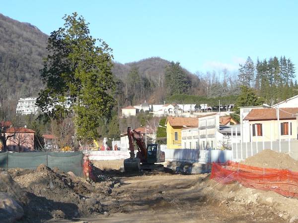 Arcisate-Stabio, la zona della stazione di Induno (inserita in galleria)