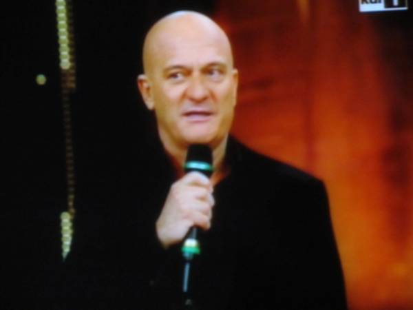 Claudio Bisio a Sanremo  (inserita in galleria)