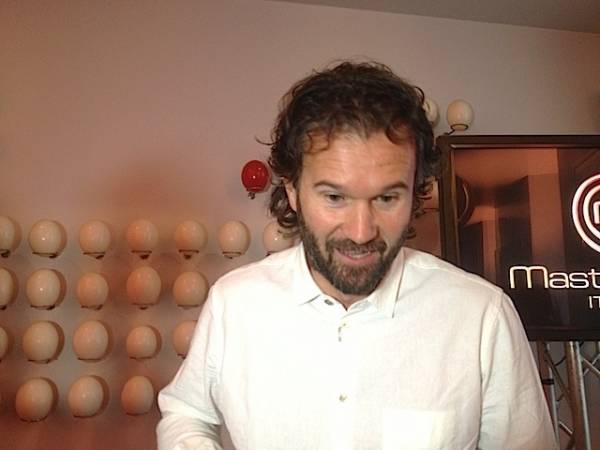 Cracco e Barbieri prima della Finale d Masterchef (inserita in galleria)