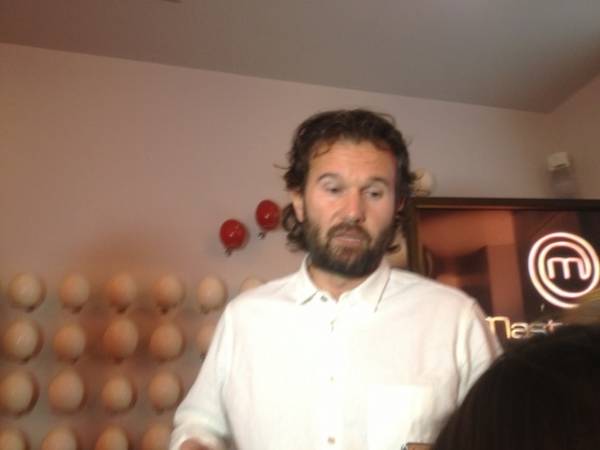 Cracco e Barbieri prima della Finale d Masterchef (inserita in galleria)