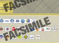 Elezioni: fac simile schede (inserita in galleria)