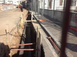 Fuga di gas in centro a Busto (inserita in galleria)