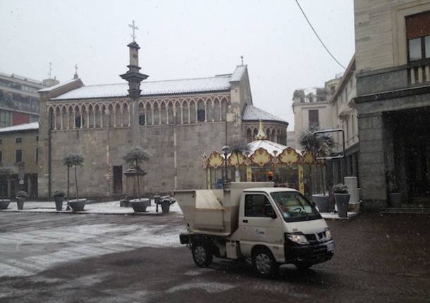 Gallarate sotto la neve (inserita in galleria)