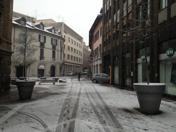 Gallarate sotto la neve (inserita in galleria)