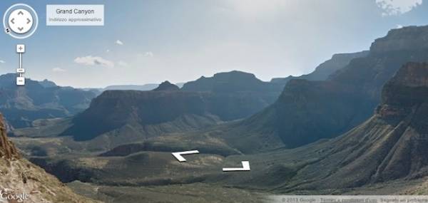 Google Street View nel Grand Canyon (inserita in galleria)