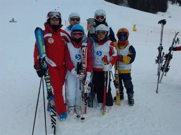 I piccoli sciatori dello Ski for fun (inserita in galleria)